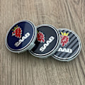 Pikkukuva 2 / 2: Saab 63MM 4-pack Saab Silver navkapslar en one size