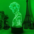 Miniatyrbild 3 av 5: 3D nattlampa, Harry Styles lampa 16 färger med fjärrkontroll