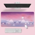 Miniatyrbilde 1 av 3: Overdimensjonert musematte med tegneserie natur Laptop Locked Edge Soft Pad Seiling i fjellet 800*300*2mm