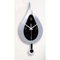 Pikkukuva 1 / 5: Vattendroppe Swing Väggklocka Modern Design Vardagsrum Väggklocka Silver Silver