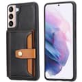 Galaxy S24, Cover med kortholder, Sort