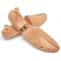 Miniatyrbild 1 av 5: 1 par Massivt Trä Lotus Skohållare Skoförlängare Fjäder Träformad Anti-rynk Sho Support Shoe 41-42