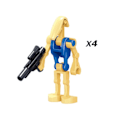 Miniatyrbillede 5 af 5: 24 stk. Battle Droids sæt Minifigurer Byggeklodser Legetøj