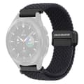 DUX DUCIS Klockarmband 22mm Flätad Nylon Justerbar Svart 44