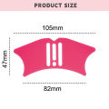 Miniatyrbilde 2 av 5: CDQ Nese Kontur Eyeliner Stenciler, 4 i 1 Silikon Multifunksjonell Rose Red