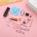 Miniatyrbilde 4 av 5: DIY Vitenskap Eksperiment Elektronisk Vifte Barn Pedagogisk Sett Phys 1#