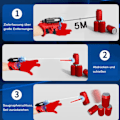 Miniatyrbilde 4 av 5: Blaster Spider-Man Launcher med 3 spindeln?tdartar utomhusleksak