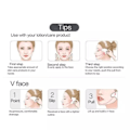 Pikkukuva 3 / 3: Luonnollinen Gua Sha Jade Rose Quartz -kivi kasvojen hierontatyökalu - Vaaleanpunainen