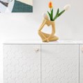 Miniatyrbilde 5 av 5: Keramikkvase, Thinker Vase Staty, Abstrakt figur Blomsterpotter Dekorative, Gave bordvase, Moderne kunst Vase, Abstraksjon Blomster Vase, Nordisk Thi 3