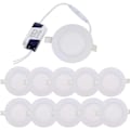 Miniatyrbilde 1 av 3: Downlight LED Infelt Tak 10 stk 3W Varmhvit 3000K