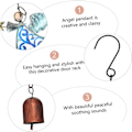 Pikkukuva 4 / 4: 1 bit Angel Wind Chime Hänge Memorial Wind Chime Utomhus Hängande Dekorativ Wind Chime Utomhus Wind Chime Utomhus Vintage