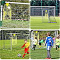Miniatyrbillede 6 af 6: Fodboldmål træningsnet 2-pak gul