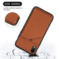 Miniatyrbilde 2 av 4: Etui til Iphone Xr Vintage Lær Cover Etui Bumper - Brun null none