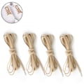 Miniatyrbillede 2 af 5: Elastiske snørebånd uden snørebånd - Elastiske, med metalspænde (Khaki khaki farve)