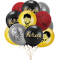 Pikkukuva 2 / 5: Harry Potter-aiheinen syntymäpäiväjuhlan koristeet banneri ilmapallot kakkukortit toppers-setti