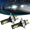 Miniatyrbillede 1 af 5: Bil H7 LED-lys Forlygter Pærer Fjernlys 240W 6000K K