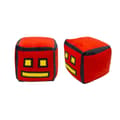 12 cm Geometry Dash Pehmolelu Peli Neliöt Pehmolelu Leikki Lelut Lapsille Punainen Red