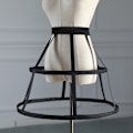 Pikkukuva 3 / 5: Lolita Klänning Underkjol Kvinna 2 Hoops Bröllopstillbehör Fashion Svart one size Svart one size