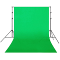 Miniatyrbilde 1 av 4: Fotostudio Bakgrunn Grønn Hvit Svart Skjerm Chromakey 1,6 m bred bakgrunn Grønn 1 6  2 M