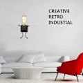 Miniatyrbillede 5 af 5: Industriel Retro Lys Kreativ E27 Jern Art Deco Til Stue Soveværelse Væglampe