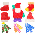 Pikkukuva 1 / 5: 8 Pack Joululahjat Pop it Fidget -lelu Vaaleanpunainen zdq