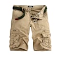 Pikkukuva 1 / 5: Mode Man Veralls Solida Casual Korta Byxor Khaki 29 zdq