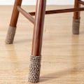 Miniatyrbillede 5 af 5: Halkfri sokker til møbelfødder gulvbeskyttelse bord stol stoleben b 16stk/Sort 7cm 16st/Brun1 7cm
