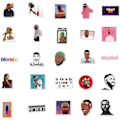 Pikkukuva 3 / 5: 50 kpl Frank Ocean -tarroja, amerikkalainen hiphop-laulajan tarroja Vedenpitävät vinyylitarrat tytöille, teini-ikäisille ja aikuisille Tarra (Frank)