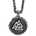 Pikkukuva 1 / 5: Uusi Retro Nordic Viking Celtic Knot -symboliriipus Miehille Naisten Kaulakoru Amuletti Korut Lahja AL4132-Silver