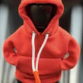 Växelspakshuva Hoodie Sweatshirt ORANGE orange