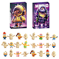 Miniatyrbillede 1 af 2: Festival Julekalender 2024 Halloween Minions Blind Box, 24 stk. Overraskelsesgaver Søde Figurmodel Legetøj,
