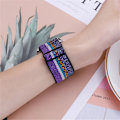 Miniatyrbild 7 av 9: Nylon Loop-armband för Apple Watch Light Leopard 42/44mm