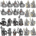 Miniatyrbillede 1 af 4: 24 stk Ringenes Herre Byggeklodser Minifigurer Legetøj