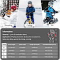 Miniatyrbild 2 av 5: Vintersport cykelhandskar för barn, thermal fleecefoder vind