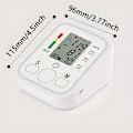 Miniatyrbild 4 av 5: Upper Arm Blood Pressure Monitor with Memory Functions White Vit