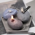 Miniatyrbillede 3 af 5: Lysformer Lys Stearinlys DIY Støbningsforme i Silikonform MJ79 Stone One MJ79 Stone One