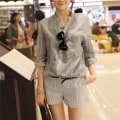 Miniatyrbilde 5 av 5: Kvinners H?st?verdelar Linne Button Down L?s Casual Career Shirt L Khaki L