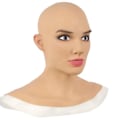 Miniatyrbild 5 av 5: Realistisk kvinnlig latexhuvudbonad Cosplay Fancy Dress Mask Party Prop