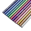 Miniatyrbilde 2 av 5: 12 farger metalliske fargeblyanter Tegning Skisse Sett Fargelegging Multicolor onesize