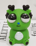 Stress Relief Leksak med Klämfunktion Ögon Pop Up Drake Rolig Ögonboll Exploderande Leksak Pop Up Ögon Leksak, Perfekt Present för Alla Tillfällen Dark Green