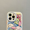 Miniatyrbild 4 av 5: IC Kompatibel med iPhone 12 Pro Sött Skal, Kawaii Mobilskal TPU Läder Phone Zoo Präglat Tecknat Skal för iPhone 12 Pro
