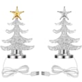 Miniatyrbilde 3 av 7: Akryl Juletre Nattlys USB Fargerikt Lyssterk Bordlampe LED Nattlys Juledekorasjon for Barnerom Soverom Hjemfest 2 Stykker