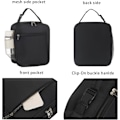Miniatyrbillede 2 af 7: Madkasse til Kvinder Frokosttasker til Kvinder Madkasse Frokosttaske Isoleret Frokosttaske Madkasse Madkasser (Sort) Black