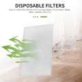 Miniatyrbillede 5 af 5: 40 stk. Universal engangsfilter til Resmed Airsense 10 og AirCurve 10 CPAP-maskiner