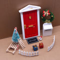 Miniatyrbillede 1 af 4: 12 stk/sæt 1:12 Dukkehus Miniature Atrium Juledekoration A Onesize