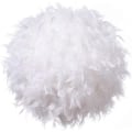 Miniatyrbilde 1 av 4: Fjærlett lampeskjerm for taklampe. Fluffy lampe - Perfekt