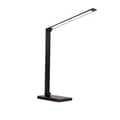 LED-skrivbordslampa med touchdimmer och USB, svart_tfrf black