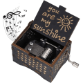 Miniatyrbilde 1 av 4: Speldosa Trähandvev Speldosor You are My Sunshine