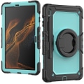 Miniatyrbild 2 av 5: För Samsung  Tab S7 Plus T970 / T975 (2020) / Tab S7 Fe (2021) Anti-drop Tablet Case Hårt PC + Case med bör Black    Baby Blue PC none