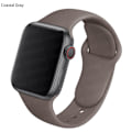 Miniatyrbilde 1 av 10: Silikonrem for Apple Watch Band 44mm 40mm 38mm 42Mm Correa Iwatch Serie Se 6 5 4 3 Armband Apple Watch Series 7 45mm 41mm Coastal Gray 42 44 45 mm M-L Coastal Gray